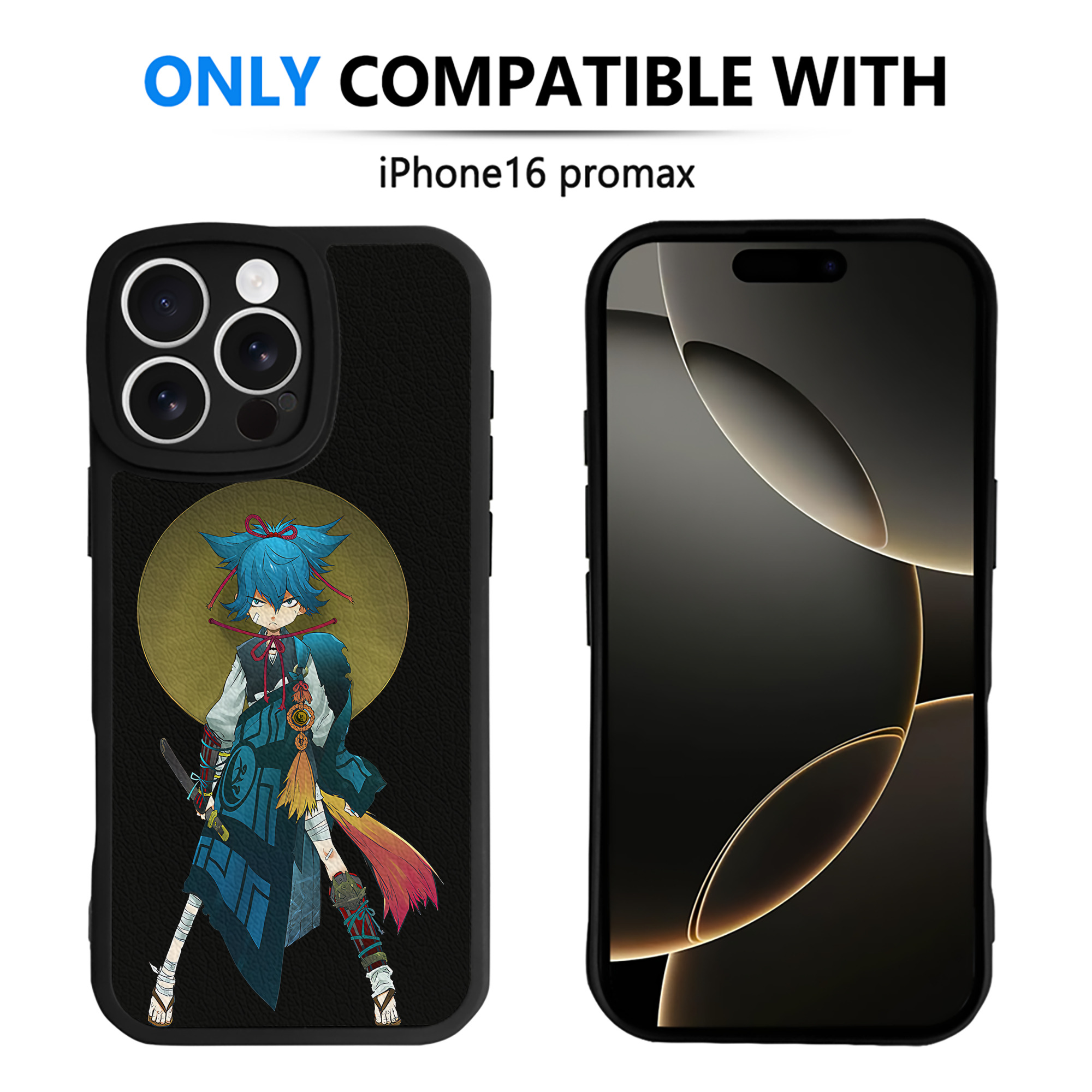 （画像用） 刀剣乱舞 Touken Ranbu 【iPhone 16シリーズ対応】シリコンスマホケース（レザー調） 材質：シリコン
